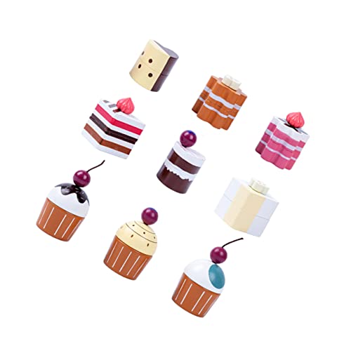 KOMBIUDA 1Satz Teiliges Holz Kuchen Dessert Modelle Künstliche Kuchen für Geeignet für Spielküche Dekoration und Bildungszwecke KOMBIUDA 1Satz Teiliges Holz Kuchen Dessert Modelle Künstliche Kuchen für Geeignet für Spielküche Dekoration und Bildungszwecke von KOMBIUDA
