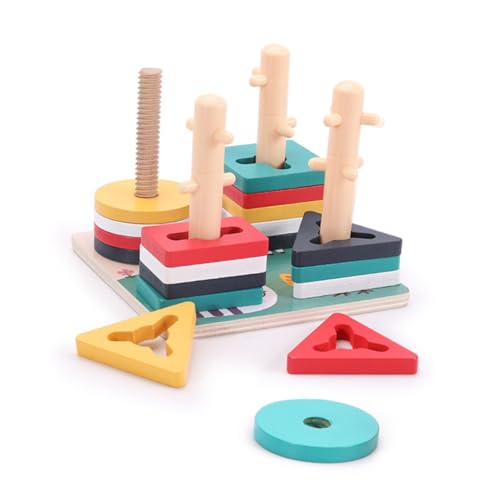 KOMBIUDA 1Set Bauernhof Tier Ärmel Säule Kognition Säule Frühes Lernen Kognition Bausteine Intelligenz Buntes Holz KOMBIUDA 1Set Bauernhof Tier Ärmel Säule Kognition Säule Frühes Lernen Kognition Bausteine Intelligenz Buntes Holz von KOMBIUDA