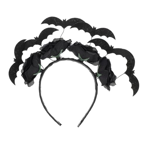 KOMBIUDA Hoop Halloween Thema Fledermaus Haarband 1pc Halloween Haar Bands Für Mädchen Fledermaus Stirnbänder KOMBIUDA Hoop Halloween Thema Fledermaus Haarband 1pc Halloween Haar Bands Für Mädchen Fledermaus Stirnbänder von KOMBIUDA