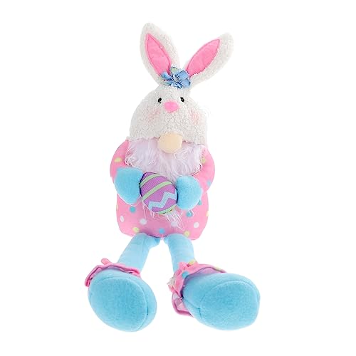 KOMBIUDA 1Stk Kaninchen-Verzierung für kinderspielzeug hühner hasenfiguren Cuddly Bunny ausgestopftes Hasenspielzeug langbeinige Hasenpuppe Polyester Blue von KOMBIUDA