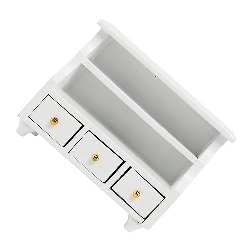 KOMBIUDA 1Stk Mini-Lebensmittel- und Spielschrank klarer Becher Mittelstück Fußschale Tisch wohnzimmerschrank Living Room Decoration Mini-Hausschmuck Mini-Haustruhe basteln hölzern Weiß KOMBIUDA 1Stk Mini-Lebensmittel- und Spielschrank klarer Becher Mittelstück Fußschale Tisch wohnzimmerschrank Living Room Decoration Mini-Hausschmuck Mini-Haustruhe basteln hölzern Weiß von KOMBIUDA
