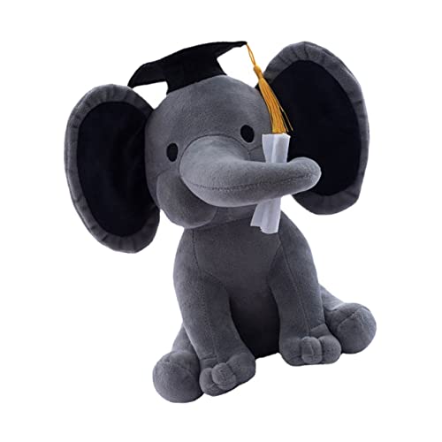 KOMBIUDA 1Stk Plüschtier Elefant Guck-Guck Abschluss Stofftier 2022 tragen lauch Kuscheltier heusgen kinderf schenken Toys Abschlussgeschenk Puppe Abschlusspuppe PP Baumwolle Grey KOMBIUDA 1Stk Plüschtier Elefant Guck-Guck Abschluss Stofftier 2022 tragen lauch Kuscheltier heusgen kinderf schenken Toys Abschlussgeschenk Puppe Abschlusspuppe PP Baumwolle Grey von KOMBIUDA