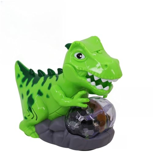 KOMBIUDA 1Stück Elektrisches Dinosaurier Mit Musik Und Licht Legt Eier Simulation Dinosaurier Modell Für Batterie Zufällige Farbe Für Draußen von KOMBIUDA