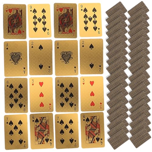 KOMBIUDA 1Tasche Mini Spielkarten für Puppenhäuser Kompakte Spielkarten aus Pet für Geschenkidee für Besondere Anlässe Fördert Kreativität und Praktische Fähigkeiten von KOMBIUDA
