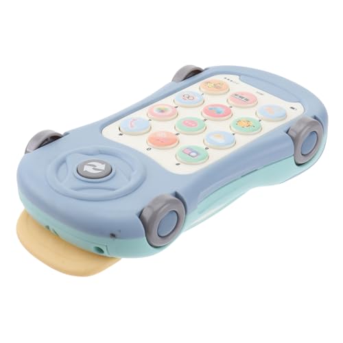 KOMBIUDA 1stk Pädagogisches Für Die Frühe Bildung Autospielzeug Babyspielzeug Interessantes Telefonspielzeug Auto Handy Dinosaurier- Klapphandy Spielzeugauto Blue Plastik von KOMBIUDA