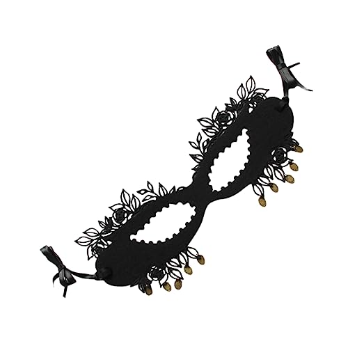 KOMBIUDA 1stk Rosenmaske Stoffmaske Kostüm Maske Rosenförmig Tanzmaske Karneval Prom Masken Cosplay-blumenmasken Vintage Antike Masken Maskerade Halbmasken Halbe Retro-maskerademasken Black KOMBIUDA 1stk Rosenmaske Stoffmaske Kostüm Maske Rosenförmig Tanzmaske Karneval Prom Masken Cosplay-blumenmasken Vintage Antike Masken Maskerade Halbmasken Halbe Retro-maskerademasken Black von KOMBIUDA