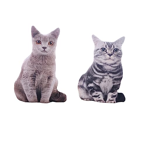 KOMBIUDA 1 Stück 3D-Stereo-Katzen-dekokissen Plüschtier Kuscheltier Für Spielzimmer Oder Kinderzimmer Simuliertes Katzendesign Strapazierfähiges Material KOMBIUDA 1 Stück 3D-Stereo-Katzen-dekokissen Plüschtier Kuscheltier Für Spielzimmer Oder Kinderzimmer Simuliertes Katzendesign Strapazierfähiges Material von KOMBIUDA