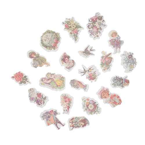 KOMBIUDA 2 Packungen Vintage Selbstklebende Scrapbook-Aufkleber Hinweis Abziehbilder Für Planer Handarbeit Basteln KOMBIUDA 2 Packungen Vintage Selbstklebende Scrapbook-Aufkleber Hinweis Abziehbilder Für Planer Handarbeit Basteln von KOMBIUDA