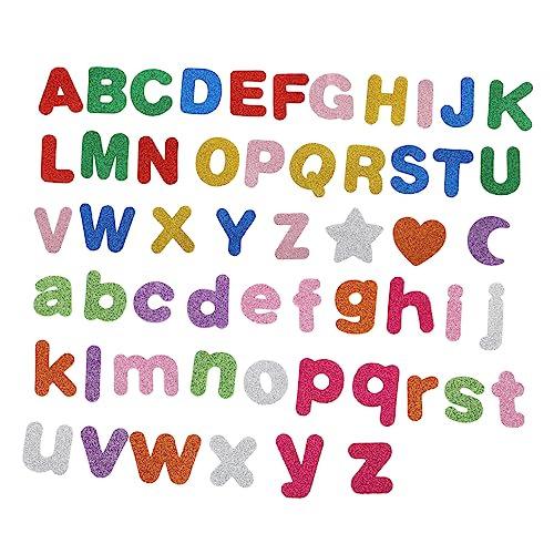 KOMBIUDA 2 Kleinbuchstaben-Aufkleber Buchstabenaufkleber DIY -Aufkleber Lustige DIY Aufkleber Glitzerpuder Aufkleber Dekorationsaufkleber Dekorative Aufkleber Colorful Eva-glitterpulver KOMBIUDA 2 Kleinbuchstaben-Aufkleber Buchstabenaufkleber DIY -Aufkleber Lustige DIY Aufkleber Glitzerpuder Aufkleber Dekorationsaufkleber Dekorative Aufkleber Colorful Eva-glitterpulver von KOMBIUDA