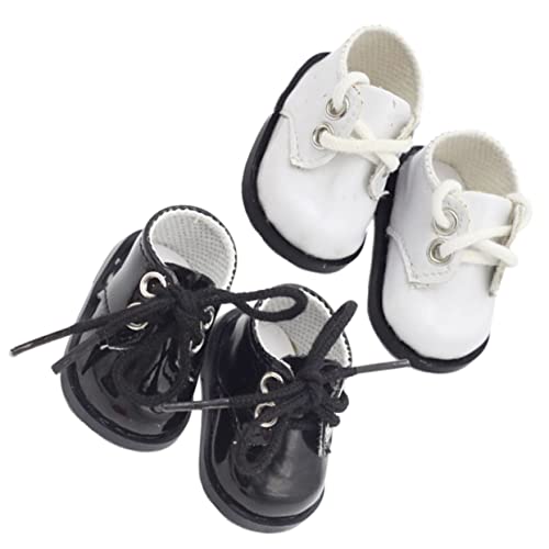 KOMBIUDA 2 Paar Miniatur-puppenschuhe Plüsch-puppenschuhe Zubehör Für Puppenspielzeug DIY-puppendekor Mini-schuhdekor Für Puppen von KOMBIUDA