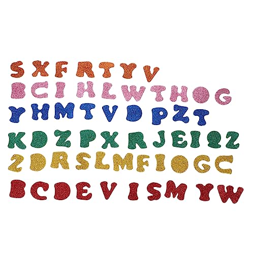 KOMBIUDA 2 Packungen Brief Schwamm Aufkleber Buchstaben Aufkleber Dekoration Sammelalbum Schöner Briefaufkleber Glitzerschaum-buchstabenaufkleber Aufkleber Mit Bunten Buchstaben KOMBIUDA 2 Packungen Brief Schwamm Aufkleber Buchstaben Aufkleber Dekoration Sammelalbum Schöner Briefaufkleber Glitzerschaum-buchstabenaufkleber Aufkleber Mit Bunten Buchstaben von KOMBIUDA