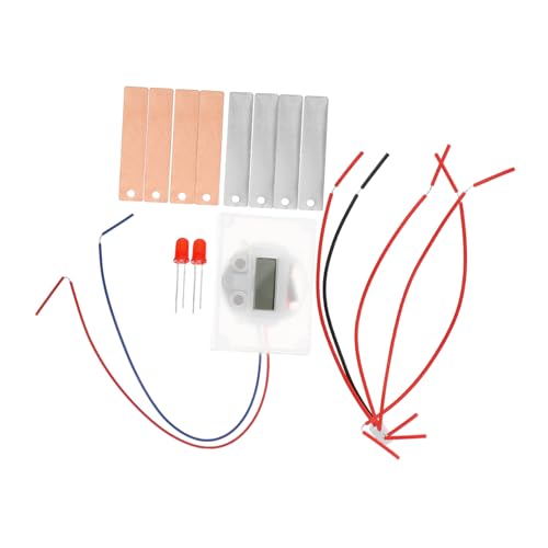 KOMBIUDA 2 Sätze DIY Obstbatterie Experimentierkasten mit Digitaluhr Metallmaterial Sicher Wiederverwendbar Pädagogisches Wissenschaftsspielzeug für Schüler Ab Jahren von KOMBIUDA