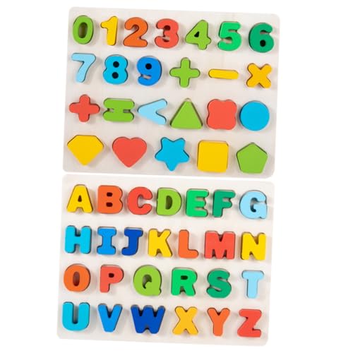 KOMBIUDA 2 Sätze Holzpuzzle für Kleinkinder Alphabet und Zahlen Montessori Lernspielzeug Teilig Sicher und Handgefertigt Fördert Kreativität und Selbstvertrauen Beim KOMBIUDA 2 Sätze Holzpuzzle für Kleinkinder Alphabet und Zahlen Montessori Lernspielzeug Teilig Sicher und Handgefertigt Fördert Kreativität und Selbstvertrauen Beim von KOMBIUDA