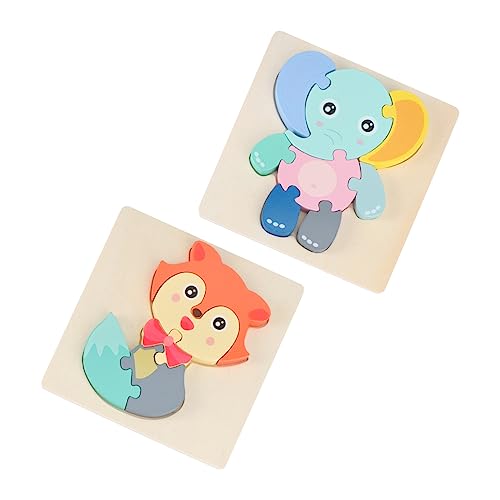 KOMBIUDA 2 Sätze Holzpuzzle für Teiliges Tier Puzzle Elefant aus Hochwertigem Fördert Lernspiele und Motorische Fähigkeiten für Frühkindliche Entwicklung KOMBIUDA 2 Sätze Holzpuzzle für Teiliges Tier Puzzle Elefant aus Hochwertigem Fördert Lernspiele und Motorische Fähigkeiten für Frühkindliche Entwicklung von KOMBIUDA