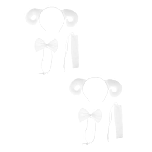 KOMBIUDA 2 Sätze Schaf Stirnband Cartoon Tierkopfband für Mädchen Elastisch Robust Geeignet für Spiel Partys Aufführungen und Cosplay KOMBIUDA 2 Sätze Schaf Stirnband Cartoon Tierkopfband für Mädchen Elastisch Robust Geeignet für Spiel Partys Aufführungen und Cosplay von KOMBIUDA