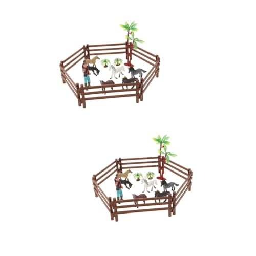 KOMBIUDA 2 Sets Simulation Scheune Modell Kit Mini-Bauernhof Dekorative Spielzeug Stabile Scheune Spielset KOMBIUDA 2 Sets Simulation Scheune Modell Kit Mini-Bauernhof Dekorative Spielzeug Stabile Scheune Spielset von KOMBIUDA