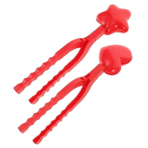 KOMBIUDA 2 Satz Schneeballform Schneekegelhersteller Schneedecke Schneeballhersteller schneeballzange schneeballmacher Schneeballschlachtform zum Schneeballmachen Plastik rot KOMBIUDA 2 Satz Schneeballform Schneekegelhersteller Schneedecke Schneeballhersteller schneeballzange schneeballmacher Schneeballschlachtform zum Schneeballmachen Plastik rot von KOMBIUDA