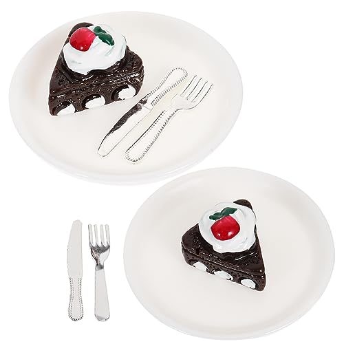 KOMBIUDA 2 Sets Mini Kuchenteller Fake Food Mini Spielzeughaus Ornamente Für Dessert Zum Vortäuschen Von Essen Mini Küchenzubehör Winzige Lebensmittel Miniatur KOMBIUDA 2 Sets Mini Kuchenteller Fake Food Mini Spielzeughaus Ornamente Für Dessert Zum Vortäuschen Von Essen Mini Küchenzubehör Winzige Lebensmittel Miniatur von KOMBIUDA