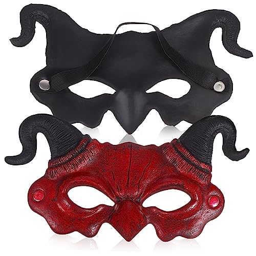 KOMBIUDA Halloween-kostüme Teufel Halb Gruselig Für Erwachsene Party-requisiten von KOMBIUDA