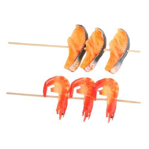KOMBIUDA 2 Stück BBQ Hummer Fischwürfel Modell Gefälschte Spieße Simuliertes Barbecue Künstliches Barbecue Essen Realistisches Essen Fleisch Foto Requisite Lebensmittel Display KOMBIUDA 2 Stück BBQ Hummer Fischwürfel Modell Gefälschte Spieße Simuliertes Barbecue Künstliches Barbecue Essen Realistisches Essen Fleisch Foto Requisite Lebensmittel Display von KOMBIUDA