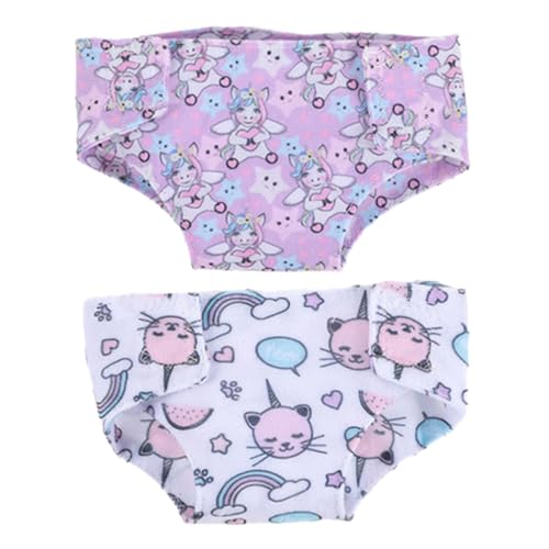 KOMBIUDA Puppen Kleider Puppenunterwäsche Für Puppen Weiche Puppenpanties Ideal Als Puppenzubehör Für Puppen Stil Zufällig Perfekt Für Kreatives Und Rollenspiele Puppen Klamotten von KOMBIUDA