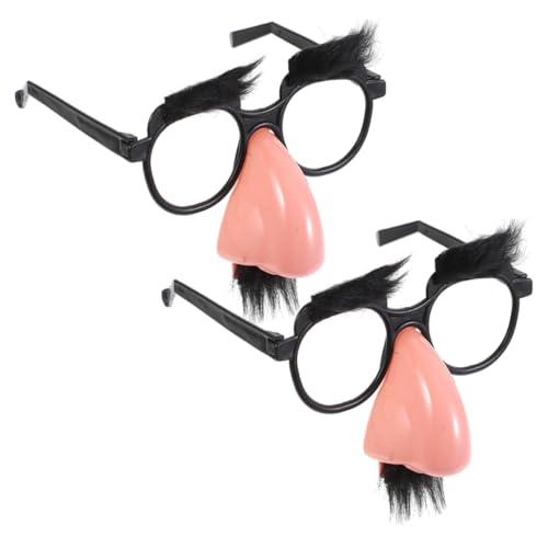 KOMBIUDA 2 Stück Bartbrillenspielzeug Halloween-Party-Brille Halloween-Brillenaugen lustige Halloween-Brille partyzubehör partybrille Halloween-Spielzeugbrille Glasspielzeug Plastik Black KOMBIUDA 2 Stück Bartbrillenspielzeug Halloween-Party-Brille Halloween-Brillenaugen lustige Halloween-Brille partyzubehör partybrille Halloween-Spielzeugbrille Glasspielzeug Plastik Black von KOMBIUDA
