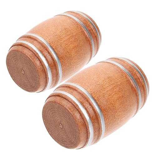 KOMBIUDA 2 Stück Bierfass Mini Kleine Hausmodelle Kleines Winzige Häuser Wohnaccessoires Pflanzenzubehör Kinderspielzeug Winzige Häuser Mini Hausschmuck Mini Hausdekor Aus von KOMBIUDA