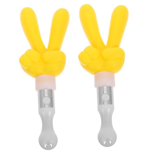 KOMBIUDA 2 Stück Cheer-Stick leuchtstäbe Konzertlichtstab Plastik Gelb KOMBIUDA 2 Stück Cheer-Stick leuchtstäbe Konzertlichtstab Plastik Gelb von KOMBIUDA
