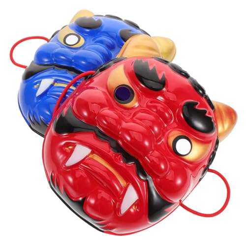 KOMBIUDA 2 Stück Dämonenmaske für Halloween Plastik Cosplay Gesichtsschutz für Maskerade Partys Festkostüme Ergonomisch Leicht Wiederverwendbar KOMBIUDA 2 Stück Dämonenmaske für Halloween Plastik Cosplay Gesichtsschutz für Maskerade Partys Festkostüme Ergonomisch Leicht Wiederverwendbar von KOMBIUDA