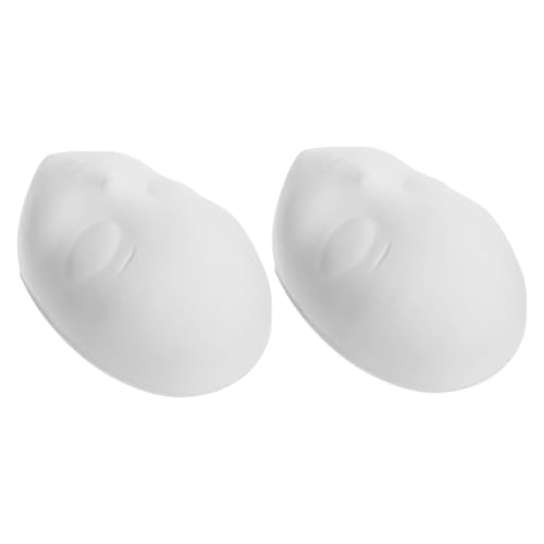 KOMBIUDA 2 Stück Diy Blanko Weiß PVC Gesichtsmasken Bemalbare Masquerade Masken für Halloween Partys und Cosplay Zubehör Leicht und Bequem für Kreative Projekte KOMBIUDA 2 Stück Diy Blanko Weiß PVC Gesichtsmasken Bemalbare Masquerade Masken für Halloween Partys und Cosplay Zubehör Leicht und Bequem für Kreative Projekte von KOMBIUDA
