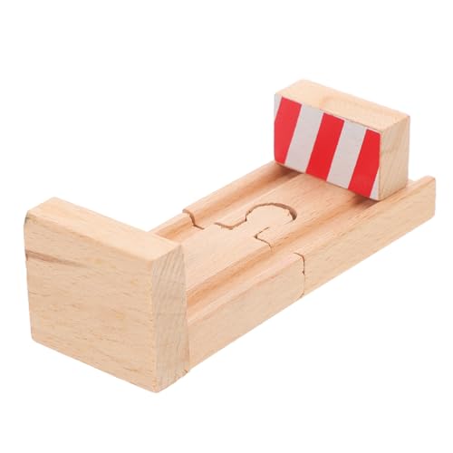 KOMBIUDA 2stücke Teiliges Holzspielzeug Für Zugschienen Flexibles Zubehör Für Holzeisenbahnen Fördert Motorische Fähigkeiten Und Kreatives Spielen Kompatibel Mit Gängigen Marken von KOMBIUDA