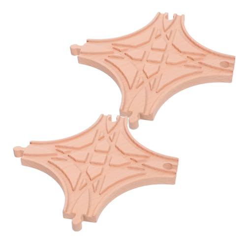 KOMBIUDA 2 Stück Eisenbahnschienenzubehör Eisenbahnschienen Erweiterungsschienen Szenenlayout Holzeisenbahnzubehör Schienen Für Spielzeugeisenbahn Holz Mehrwege Weichenschienen KOMBIUDA 2 Stück Eisenbahnschienenzubehör Eisenbahnschienen Erweiterungsschienen Szenenlayout Holzeisenbahnzubehör Schienen Für Spielzeugeisenbahn Holz Mehrwege Weichenschienen von KOMBIUDA