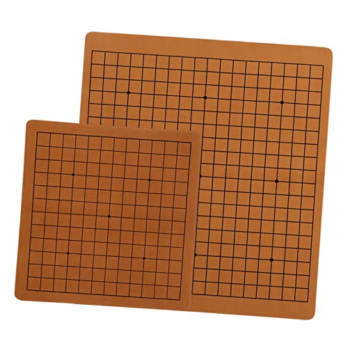 KOMBIUDA 2 Stück Faltbares Go Schachbrett aus PU Leder Reise Go Spielbrett Doppelseitiges Design für Anfänger Zufällige Farben Zufällige Farbe KOMBIUDA 2 Stück Faltbares Go Schachbrett aus PU Leder Reise Go Spielbrett Doppelseitiges Design für Anfänger Zufällige Farben Zufällige Farbe von KOMBIUDA