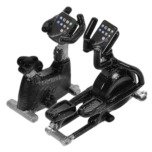 KOMBIUDA 2 Stücke Miniatur Gym Ausrüstung Sport Decor Für Puppenhaus Miniatur Zubehör Elegante Spielset von KOMBIUDA