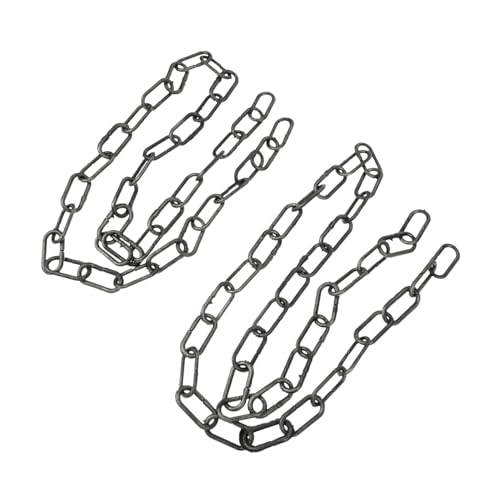 KOMBIUDA 2 Stück Halloween Deko Ketten Imitation Eisenkette aus PE Material Leicht und Langlebig Realistisches Bühnenrequisit für Grusel Dekorationen und Party Atmosphäre KOMBIUDA 2 Stück Halloween Deko Ketten Imitation Eisenkette aus PE Material Leicht und Langlebig Realistisches Bühnenrequisit für Grusel Dekorationen und Party Atmosphäre von KOMBIUDA