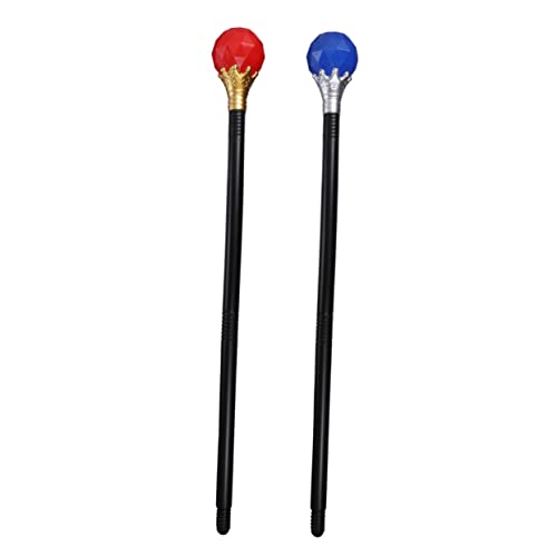 KOMBIUDA 2 Stück Halloween-zuckerrohr-Requisite Cosplay Halloween-partygeschenk König Halloweenkostüm Rohrstütze Rollenspiel Für Bühnenstab Prop Rot Plastik KOMBIUDA 2 Stück Halloween-zuckerrohr-Requisite Cosplay Halloween-partygeschenk König Halloweenkostüm Rohrstütze Rollenspiel Für Bühnenstab Prop Rot Plastik von KOMBIUDA