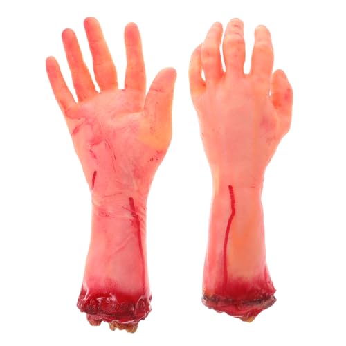KOMBIUDA 2 Stück Horror-Handprothesendekoration Kostüme Hände menschlich Maske Halloween Hand Halloween Scherzartikel handtachen Halloween-Körperteil-Stütze gefälschter Arm Schaum KOMBIUDA 2 Stück Horror-Handprothesendekoration Kostüme Hände menschlich Maske Halloween Hand Halloween Scherzartikel handtachen Halloween-Körperteil-Stütze gefälschter Arm Schaum von KOMBIUDA