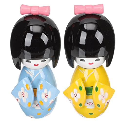 KOMBIUDA 2 Stück Kimono-Puppe Dekoration Schlafzimmer wandverkleidung wohnungsdeko wohnungseinrichtung hausdeko Figuren realistische Babypuppe Japan Heimwerken Desktop - hölzern KOMBIUDA 2 Stück Kimono-Puppe Dekoration Schlafzimmer wandverkleidung wohnungsdeko wohnungseinrichtung hausdeko Figuren realistische Babypuppe Japan Heimwerken Desktop - hölzern von KOMBIUDA