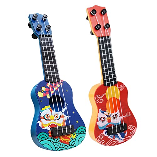 KOMBIUDA 2 Stück Mini-Gitarre Gitarre Für Im Alter Von 3-5 Jahren Gitarre Für Im Alter Von 3-5 Jahren Kleinkindgitarre 2 Jahre Alt Gitarrenspielzeug Für Abs von KOMBIUDA
