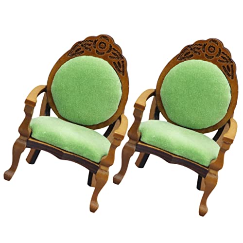 KOMBIUDA 2 Stück Mini-Sessel Puppenstubenmöbel Puppenhäuser holzspielzeug für bastelzeug Children Toys holzstuhl Mikrolandschaftsdekor Kleinkindspielzeug KOMBIUDA 2 Stück Mini-Sessel Puppenstubenmöbel Puppenhäuser holzspielzeug für bastelzeug Children Toys holzstuhl Mikrolandschaftsdekor Kleinkindspielzeug von KOMBIUDA