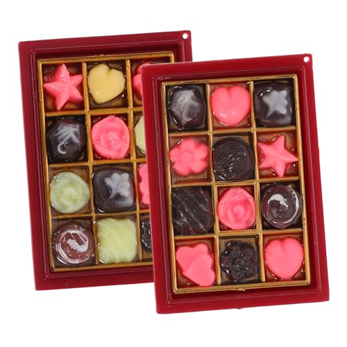 KOMBIUDA 2 Stück Miniatur Dessert Dekorationen für Puppenhaus Zubehör DIY Projekte und Party Requisiten von KOMBIUDA