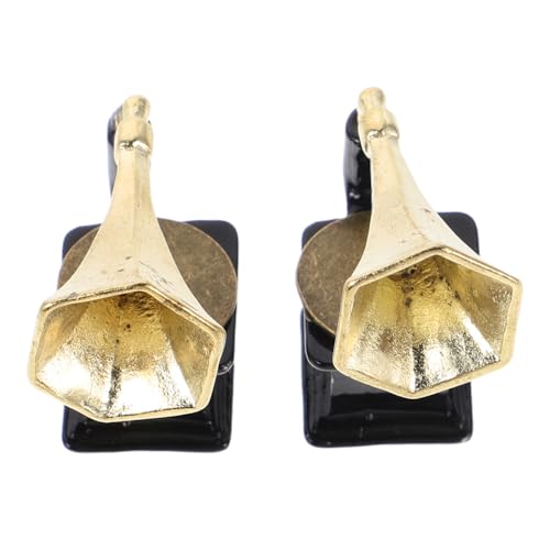 KOMBIUDA 2 Stück Miniatur Retro Phonograph Modell Vintage Dollhouse Dekoration mit Detailgetreuer Handwerkskunst Kompakte für Puppenhaus und Vintage Heimdekor KOMBIUDA 2 Stück Miniatur Retro Phonograph Modell Vintage Dollhouse Dekoration mit Detailgetreuer Handwerkskunst Kompakte für Puppenhaus und Vintage Heimdekor von KOMBIUDA