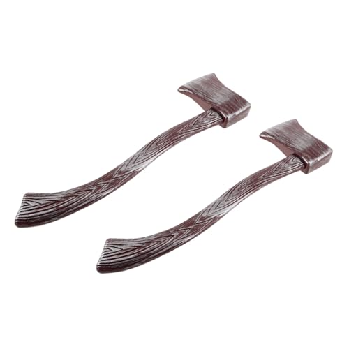 KOMBIUDA 2 Stück Piraten -Axe -Requisiten Axt für Cosplay Axe simulierte Axt Leistungs Halloween Performance Requisiten gefälschte Äxte Halloween- Plastik von KOMBIUDA