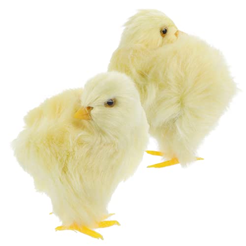 KOMBIUDA 2 Stück Plüschküken Simulation Kuscheltier Osterdeko Kreative Dekoidee für Erwachsene Wohnzimmer Schlafzimmer Dekoration KOMBIUDA 2 Stück Plüschküken Simulation Kuscheltier Osterdeko Kreative Dekoidee für Erwachsene Wohnzimmer Schlafzimmer Dekoration von KOMBIUDA