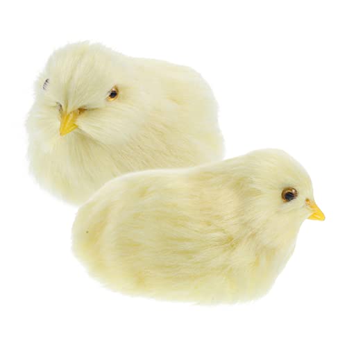 KOMBIUDA 2 Stück Plüschtier Langlebige Kuscheltiere Dekorative Hühnerfiguren für Zuhause Büro Hotel Weiche Stofftiere als Niedliche Deko und KOMBIUDA 2 Stück Plüschtier Langlebige Kuscheltiere Dekorative Hühnerfiguren für Zuhause Büro Hotel Weiche Stofftiere als Niedliche Deko und von KOMBIUDA
