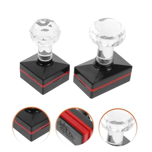 KOMBIUDA 2 Stück Praktischer Stempel mit Gruseligem Design Selbstfärbender Spaßstempel für Aprilscherze Klassenraum Belohnungen und Partydekorationen von KOMBIUDA