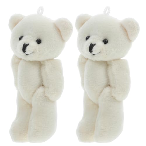 KOMBIUDA 2 Stück Puppe Bär Puppe Mini-Stoffspielzeug zum Abschluss Stofftier Bär Mini-Kuscheltiere Masse Valentinstagbären Kleiner Plüschbär Minibär Mini- PP Baumwolle Beige KOMBIUDA 2 Stück Puppe Bär Puppe Mini-Stoffspielzeug zum Abschluss Stofftier Bär Mini-Kuscheltiere Masse Valentinstagbären Kleiner Plüschbär Minibär Mini- PP Baumwolle Beige von KOMBIUDA