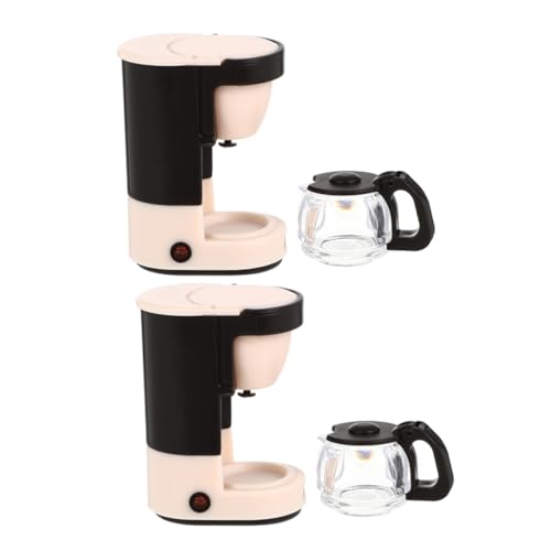 KOMBIUDA 2 Stück Puppenhaus-Modell Spielzeugkaffeemaschinen Geräte für Mini-Kaffeemaschinen Mini-Gerätefiguren puppenhaus küche Dekoration Puppenhausdekoration Plastik Rosa KOMBIUDA 2 Stück Puppenhaus-Modell Spielzeugkaffeemaschinen Geräte für Mini-Kaffeemaschinen Mini-Gerätefiguren puppenhaus küche Dekoration Puppenhausdekoration Plastik Rosa von KOMBIUDA