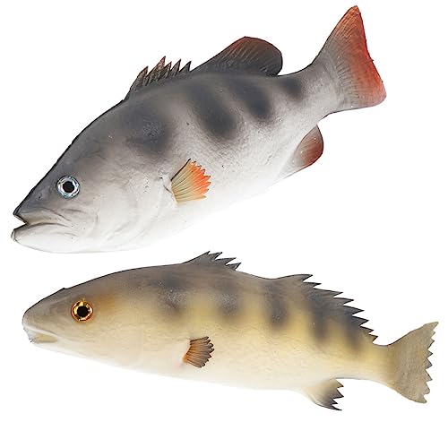 KOMBIUDA 2 Stück Realistisches PU Fischmodell Teiliges Lebensechte Simulation Detailgetreues Fischspielzeug für Kinderzimmer und Dekoration Robustes Kunsttiermodell aus Nachhaltigem PU KOMBIUDA 2 Stück Realistisches PU Fischmodell Teiliges Lebensechte Simulation Detailgetreues Fischspielzeug für Kinderzimmer und Dekoration Robustes Kunsttiermodell aus Nachhaltigem PU von KOMBIUDA