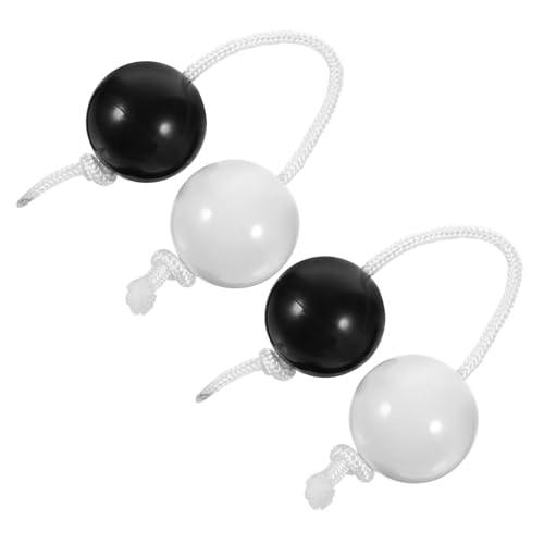 KOMBIUDA 2 Stück Rhythmusball Schüttel Rhythmus Doppelbälle Schlaginstrument Schüttelbälle Shaker Instrument Musikinstrumente Partyspiel Glockenspielzeug Handpercussion von KOMBIUDA